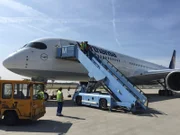 A350 in MUC nach Überführungsflug