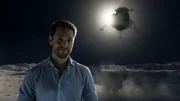 Mirko Drotschmann am Set der "Mondlandung".