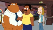 (v.l.n.r.) Tim der Bär; Cleveland Brown; Lester Krinklesac