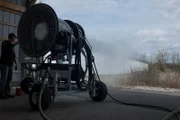 Ski resort, final product (snow gun/machine) being tested.