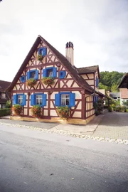 Aufwendig restaurierte Fachwerkhaus