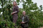 Apfelernte im Alten Land. Die Erntehelferin Raluka Radu (Barbara Prakopenka) bekommt Unterstützung von Oskar Schütz (Marek Erhardt), der bei der Apfelernte hilft auf dem Hof seiner Freundin Bente.