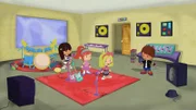 Zoé, Tanja, Yasemin, Finn und QuackQuack sind auf dem Weg zu einem Konzert. Sie sollen dort als Popband auftreten.