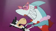 v.li.: El Kabong, Jabberjaw als Lady Danjjer