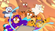 Triple T Tigers mit Baby Panda, Baby Grizz, Baby Ice Bear.