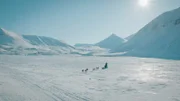 Auf Schlittentour in der Arktis unterwegs.