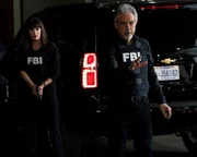 l-r: Emily Prentiss (Paget Brewster), David Rossi (Joe Mantegna)