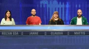 Die Kandidat:Innen: Rozan Eda Öztürk, Janne Münz, Claudia Steckenreiter und Mattis Flötotto.