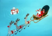 Jedes Jahr an Heiligabend verteilt der Weihnachtsmann Spielzeuge an alle braven Kinder. Sein fliegender Schlitten, die drei Elfen Trixi, Jordi und Guilfi und Eisbär Balbo unterstützen ihn bei der Auslieferung.