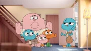 v.li.: Gumball, Richard, Anais, Darwin, Nicole