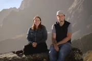 Andreas und Tamara Rainer in der Nähe von der Bonn Matreier Hütte