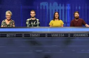 Die Kandidaten: Betty Ebner, Timmy Tölk, Vanessa Kopp und Johannes Floehr.