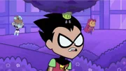 v.li.: Cyborg, Robin, Beast Boy, Starfire