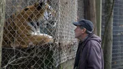 In seiner Auffangstation beherbergt Joe Taft rund 200 Wildkatzen, die misshandelt oder ausgesetzt wurden.