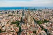 Auch die berühmte Kathedrale Sagrada Família wurde im alten Flussdelta des Besòs erbaut.