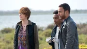 Aline Jego (Delphine Rich, l.), Sami (Ferdinand Fortes, m.), Antoine Dumas (Raphaël Lenglet, r.)