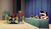 v.li.: Zorak, Brak, Moltar, Shag Rugg, Yakky Doodle, Augie Doggie, Peter Potamus