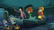 v.li.: Boo Boo Bear, Yogi Bear, Ted, Tina, Gilly