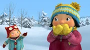 Nele ertappt Kiki bei einer Bewegung.