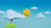 Die Sonne geht nicht unter, da sie nicht einschlafen kann! Also muss Dora Sols Kissenwolke finden.