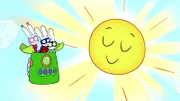 Super-Lou, Superhase und Super-Ferdi beschreiten eine abenteuerliche Mission zur Sonne, um ihre schmelzenden Knetfiguren auf der Erde zu retten.