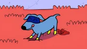 Super-Elvis gräbt nach einer Spur.
