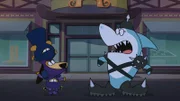 v.li.: Shag Rugg, Augie Doggie, Yakky Doodle, Jabberjaw
