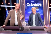 Die Kandidaten des Teams "Wetter": Sven Plöger (l.) und Dr. Günther Tiersch (r.), beide Meteorologen.