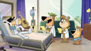v.li.: El Kabong, Yogi Bear, Cindy Bear, Boo Boo Bear