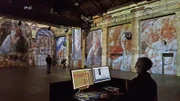 Immersive Kunst im Kunstkraftwerk. Bilder der Uffizien in Florenz