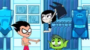 v.li.: Robin, Raven, Beast Boy