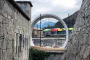 Bei der Franzensfeste fährt die Pustertalbahn ins Brennertal. Bald soll es eine Abkürzung Richtung Süden geben.
