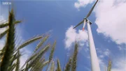 Windkraft als klimafreundliche Energie.