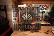 The robotics behind the moving dartboard.