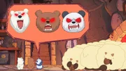 v.li.: Baby Ice Bear, Baby Grizz, Baby Panda