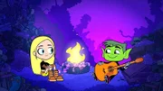 v.li.: Terra, Beast Boy