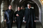 (L-R) Ice-T, Mateo Gomez (Father Castrillon), Richard Belzer