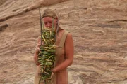 Angela mit Falle.