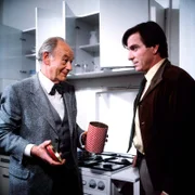 Von links: Schröter (Fritz Straßner, links) und Helmut Heinl (Elmar Wepper). Weiteres Bildmaterial finden Sie unter www.br-foto.de.
