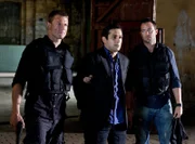 L- R : Sgt. Michael Stonebridge, Latif, Sgt. Damien Scott.