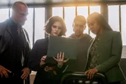 L-R: Christopher Meloni as Detective Elliot Stabler, Ainsley Seiger as Detective Jet Slootmaekers, Rick Gonzalez as Detective Bobby Reyes, Danielle Moné Truitt AS Sergeant Ayanna Bell
