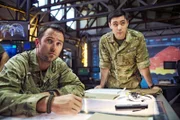 Sgt. Damien Scott (Sullivan Stapleton) and   Sgt. Liam Baxter (Liam Garrigan)