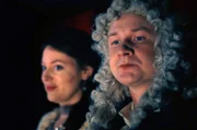 Georg II. und seine Frau Caroline von Ansbach im Theater (Spielszene)
