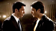 Drew Scott, team captain and Realtor, and Jonathan Scott, team captain and licensed contractor of HGTV's Brother vs. Brother season 1.