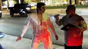 TW speaking with an Elvis impersonator