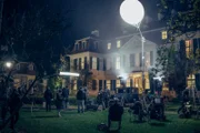 Bei den Dreharbeiten zum "Tatort - Mord unter Misteln".