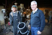 Scott Wadsworth & Cy Swan / Bowling ball mortar.
