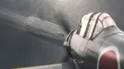 Mitsubushi Zero flies at American aircraft carrier.