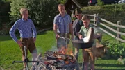 Traditionelles Brennsterz-Machen.