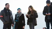L-R: Antoine Dumas (Raphaël Lenglet), Candice Renoir (Cécile Bois), Chrystelle Da Silva (Gaya Verneuil), Mehdi Badhou (Ali Marhyar).